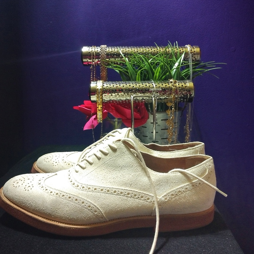Cream Oxfords from Barney's NY
